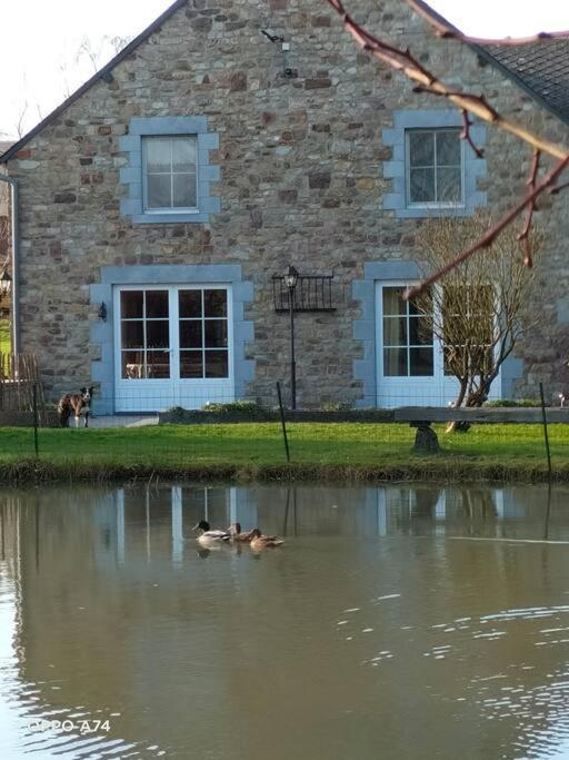 Gite La Dame Au Lit Gite A La Ferme Momignies Экстерьер фото
